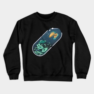 Aqua Pill Crewneck Sweatshirt